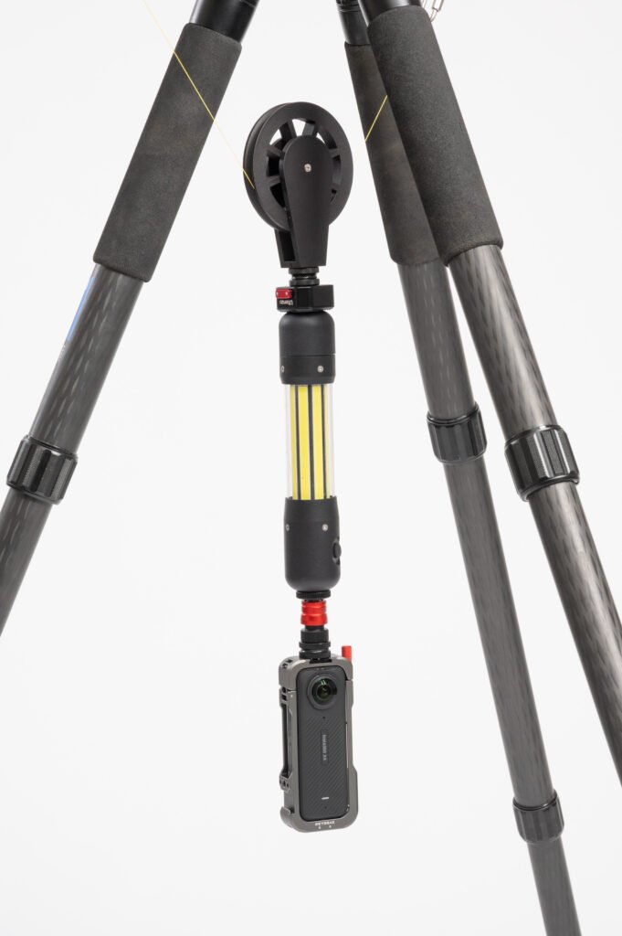TREKK360 tripod and telescoping camera mast